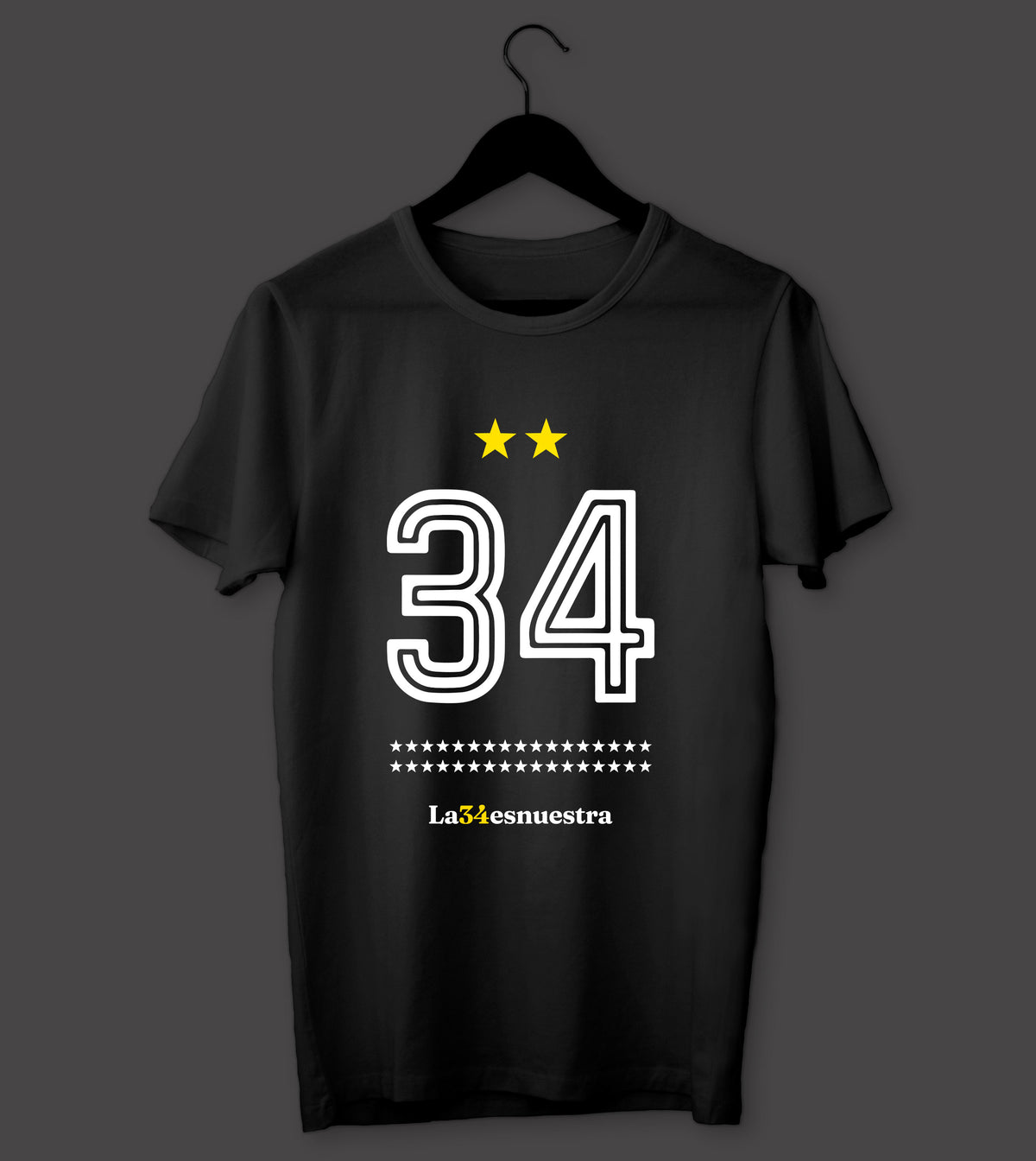 Polera Colo Colo/ 34 Campeón / 34 copas