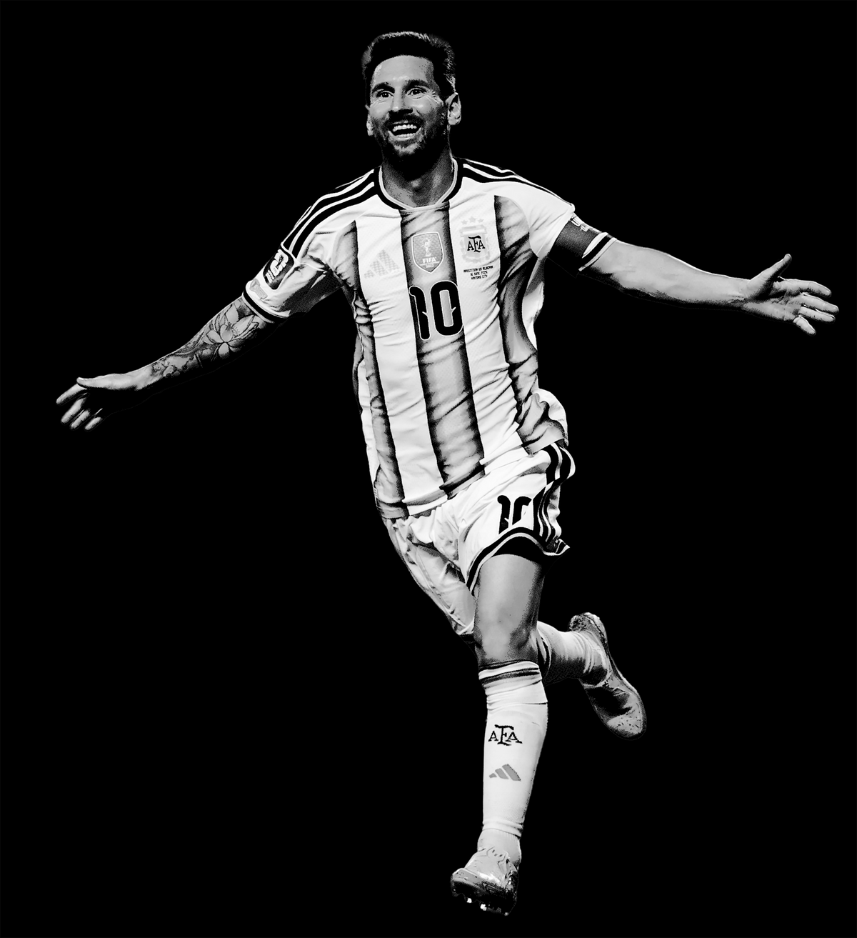 Polera Messi Eterno / Copa del Mundo